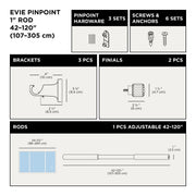 Evie Pinpoint Curtain Rod - image 7