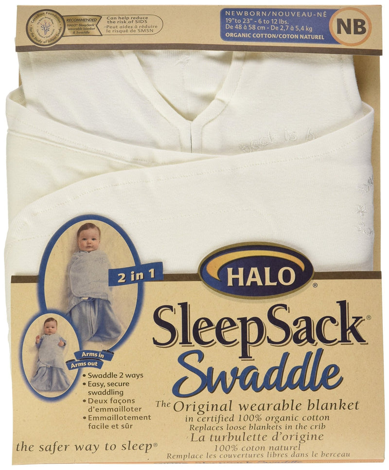 HALO - 100% Cotton Sleepsack Swaddle Mother & Baby Newborn Cream
