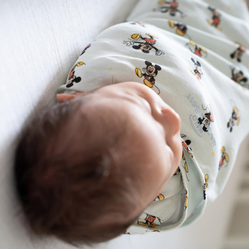 HALO - 100% Cotton Sleepsack Swaddle Mother & Baby Newborn Disney Mickey Fun