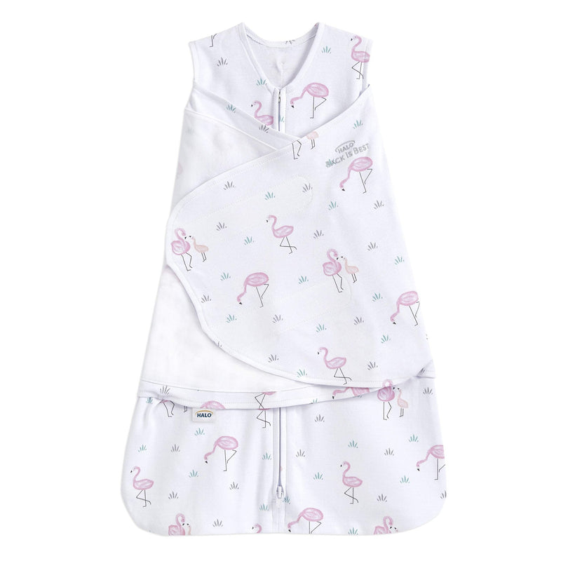 HALO - 100% Cotton Sleepsack Swaddle Mother & Baby Newborn Flamingos