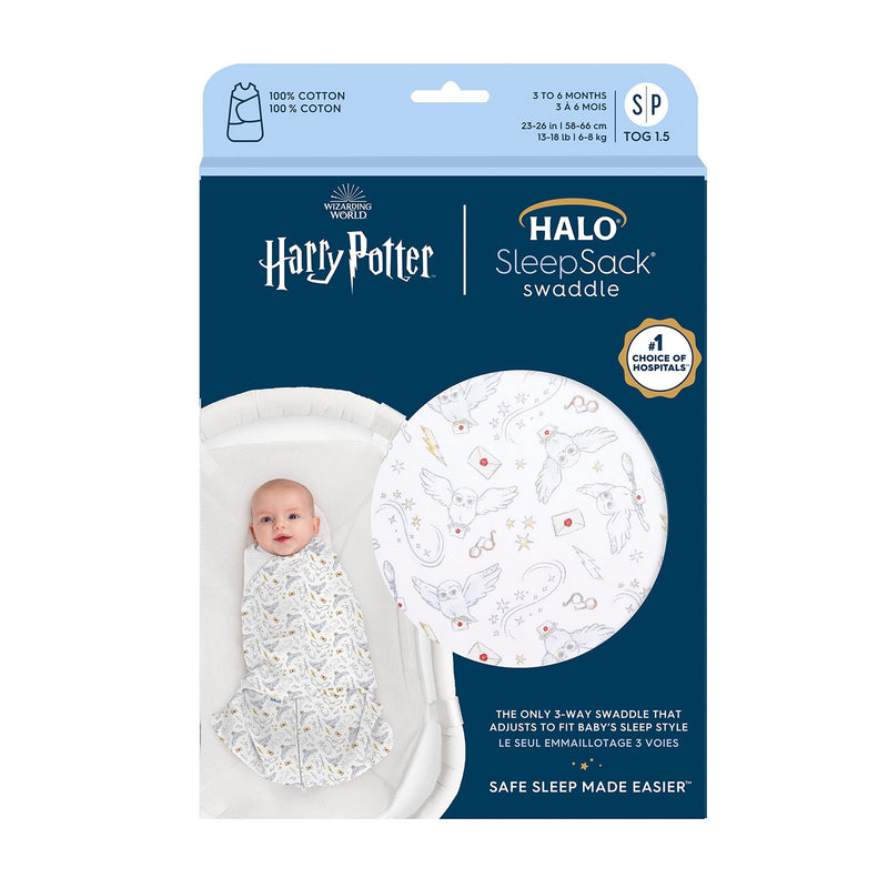 HALO - 100% Cotton Sleepsack Swaddle Mother & Baby S Harry Potter Messenger