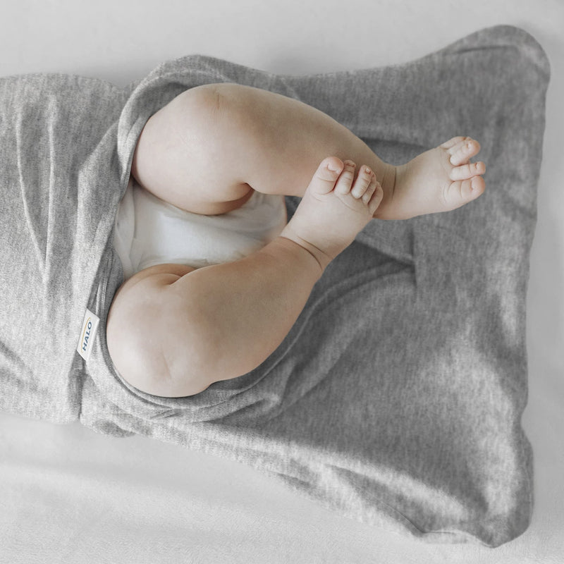 HALO - 100% Cotton Sleepsack Swaddle Mother & Baby S Heather Grey