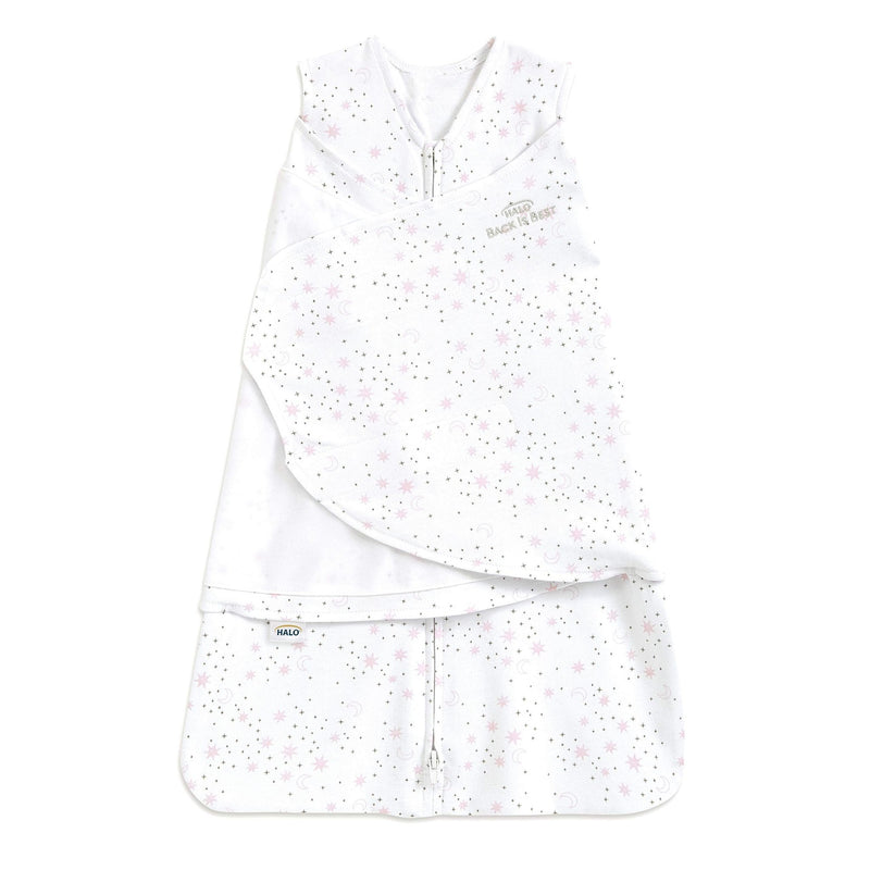 HALO - 100% Cotton Sleepsack Swaddle Mother & Baby S Midnight Moons - Pink