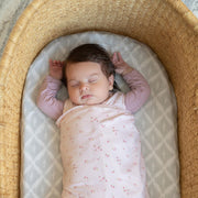 HALO - 100% Cotton Sleepsack Swaddle Mother & Baby S Pink Floral