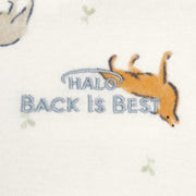 HALO - 100% Cotton Sleepsack Swaddle (TOG 1.5) | Forest Friends - Boy - Small Baby & Toddler