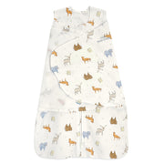 HALO - 100% Cotton Sleepsack Swaddle (TOG 1.5) | Forest Friends - Boy - Small Baby & Toddler