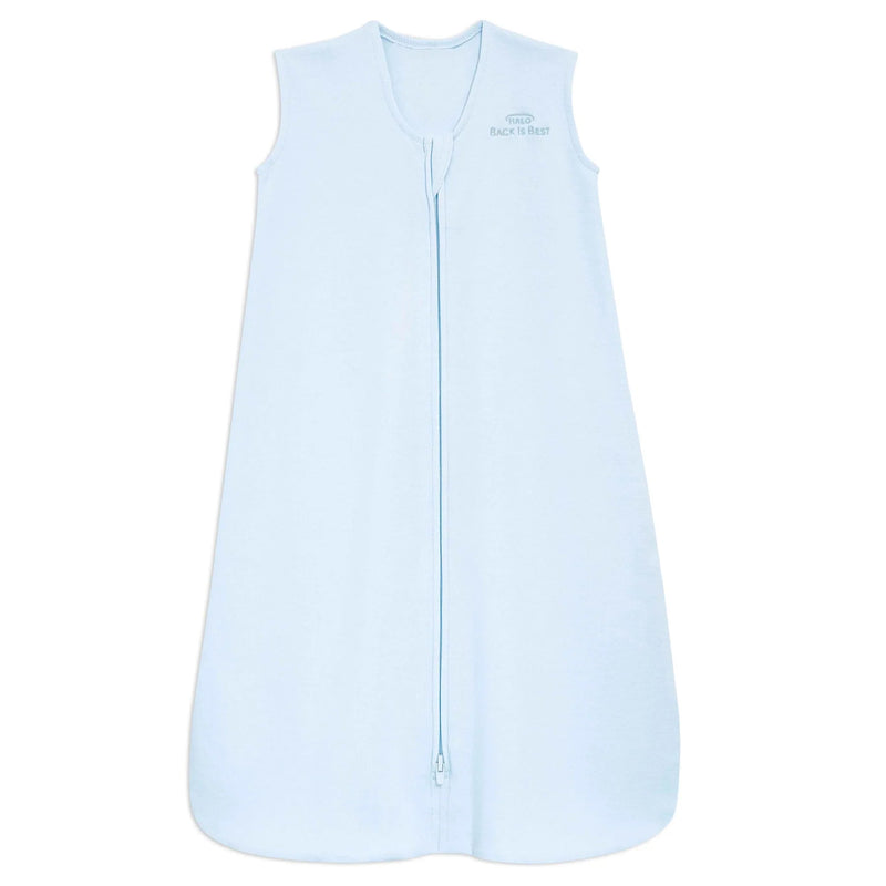HALO - 100% Cotton Sleepsack Wearable Blanket (0.5 TOG) | Baby Blue - Boy - Ex - Large Mother & Baby