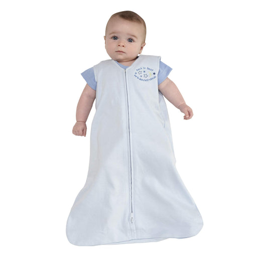 HALO - 100% Cotton Sleepsack Wearable Blanket Mother & Baby Baby Blue S