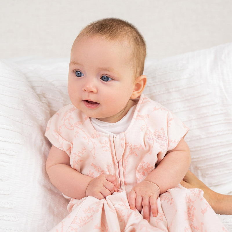 HALO - 100% Cotton Sleepsack Wearable Blanket Mother & Baby Pink Toile S