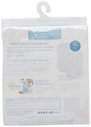 HALO - Bassinest Fitted Sheet - Cotton Furniture White 100% Cotton