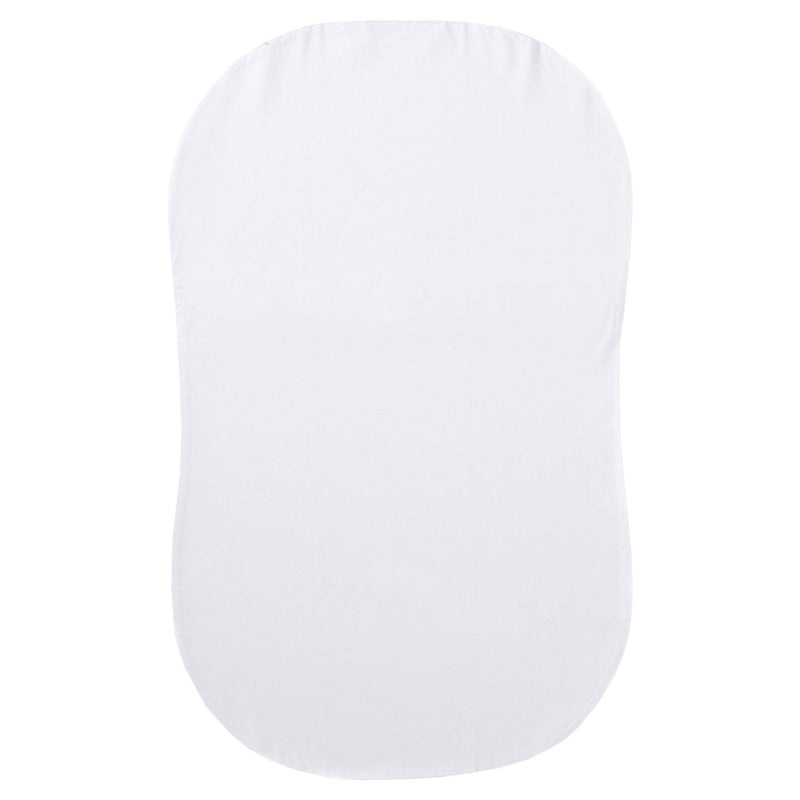 HALO - Bassinest Fitted Sheet - Cotton Furniture White 100% Organic Cotton