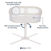 HALO - Bassinest Swivel Sleeper - Essentia Series | Nautical Net - Neutral Furniture