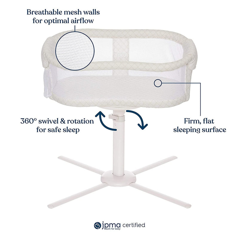 HALO - Bassinest Swivel Sleeper - Essentia Series | Nautical Net - Neutral Furniture