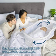 HALO - Bassinest Swivel Sleeper - Essentia Series | Nautical Net - Neutral Furniture