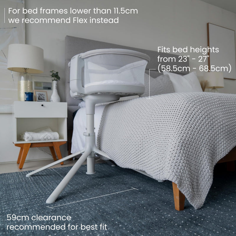 HALO - Bassinest Swivel Sleeper Soothe 3.0 | Grey - Neutral Furniture