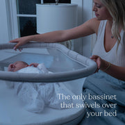 HALO - Bassinest Swivel Sleeper Soothe 3.0 | Grey - Neutral Furniture