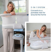 HALO - Bassinest Swivel Sleeper Soothe 3.0 | Grey - Neutral Furniture