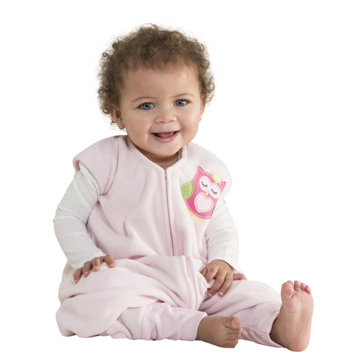 HALO - Early Walker Sleepsack Micro Fleece (1.0 TOG) | Pink Owl - Neutral - Ex - Large Apparel & Accessories