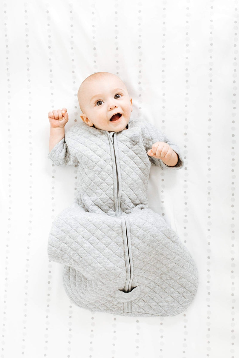 HALO - Easy Transition Quilted Sleepsack (1.5 TOG) Apparel & Accessories Grey Heather S