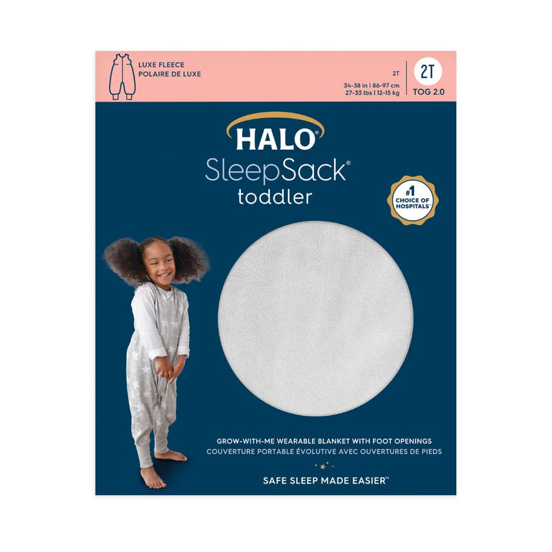 HALO - Luxe Fleece Sleepsack Toddler (2.0 TOG) Apparel & Accessories 3t