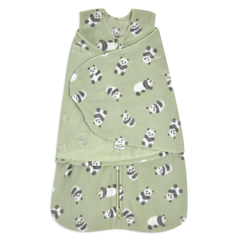 HALO - Micro Fleece Sleepsack Swaddle (3.0 TOG) Mother & Baby Cozy Pandas born