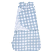 HALO - Micro Fleece Sleepsack Swaddle (3.0 TOG) Mother & Baby Gingham Blue Small