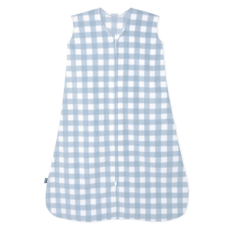 HALO - Micro Fleece Sleepsack Wearable Blanket (1.0 TOG) Mother & Baby Gingham Blue Medium