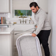 HALO - Portable Bassinest Flex Sleeper | Heather Weave - Neutral Furniture