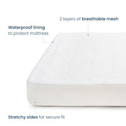 HALO - Universal Breathable Crib Mattress Cover | Crib Mattress Cover - Neutral Furniture
