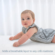 HALO - Universal Breathable Crib Mattress Cover | Crib Mattress Cover - Neutral Furniture