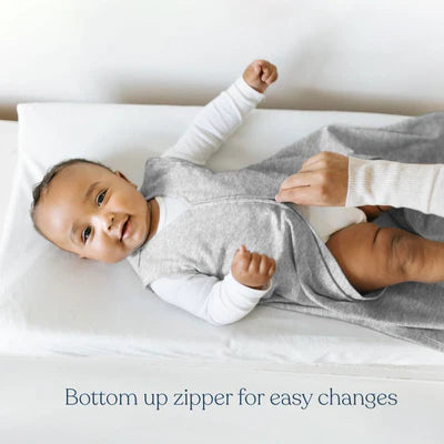 HALO - Micro Fleece Sleepsack Wearable Blanket (1.0 TOG) | Grey - Neutral - ELarge