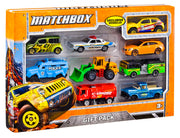 Matchbox - Die-Cast Cars & Trucks (9-Pack, Single Random Pick) — Example nine-vehicle gift pack