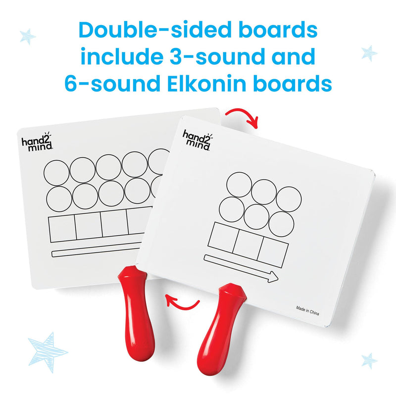 Hand 2 Mind - ELKONIN BOX ANSWER BOARDS (SET OF 6) Toys & Games
