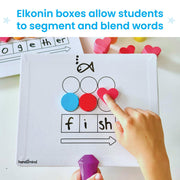 Hand 2 Mind - ELKONIN BOX ANSWER BOARDS (SET OF 6) Toys & Games