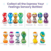 Hand 2 Mind - Express Your Feelings Sensory Bottles - Loved, Surprised, Embarrassed & Silly Games & Toys