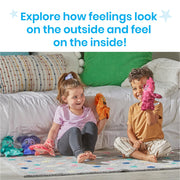 Hand 2 Mind - FEELINGS FAMILY HAND PUPPETS: LOVED, EXCITED, NERVOUS, LONELY & FRUSTRATED