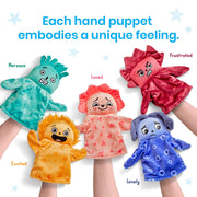 Hand 2 Mind - FEELINGS FAMILY HAND PUPPETS: LOVED, EXCITED, NERVOUS, LONELY & FRUSTRATED