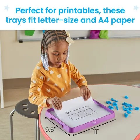 Hand 2 Mind - MAGNETIC DRY - ERASE ACTIVITY TRAYS - SET OF 6 Toys & Games