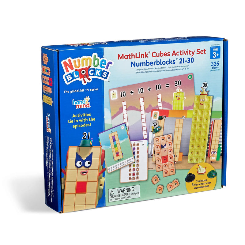 Hand 2 Mind - MATHLINK CUBES NUMBERBLOCKS 21 - 30 ACTIVITY SET Toys & Games
