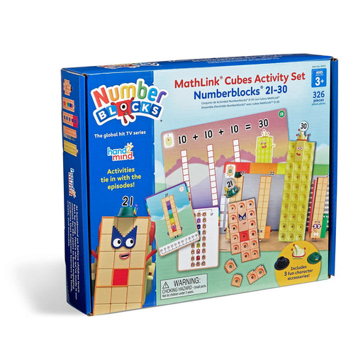 Hand 2 Mind - MATHLINK CUBES NUMBERBLOCKS 21 - 30 ACTIVITY SET Toys & Games
