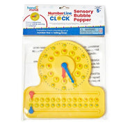 Hand 2 Mind - Numberline Clock Sensory Bubble Popper Games & Toys