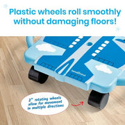 Hand 2 Mind - Plane Glider Scooter Board (Dark Blue) Games & Toys