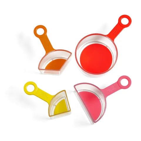 Hand 2 Mind - Rainbow Fraction Measuring Cups (Set of 4) Toys & Games