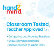 Hand 2 Mind - Rainbow Fraction Measuring Cups (Set of 4) Toys & Games