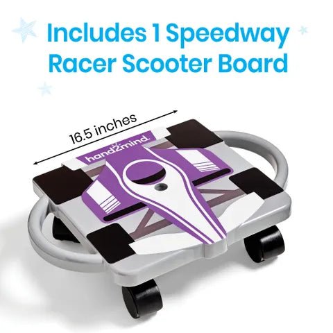 Hand 2 Mind - Speedway Racer Scooter Board (Purple) Games & Toys