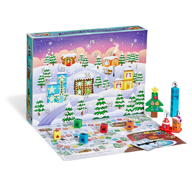 hand2mind Numberblocks MathLink Cubes Advent Calendar, 61 pieces