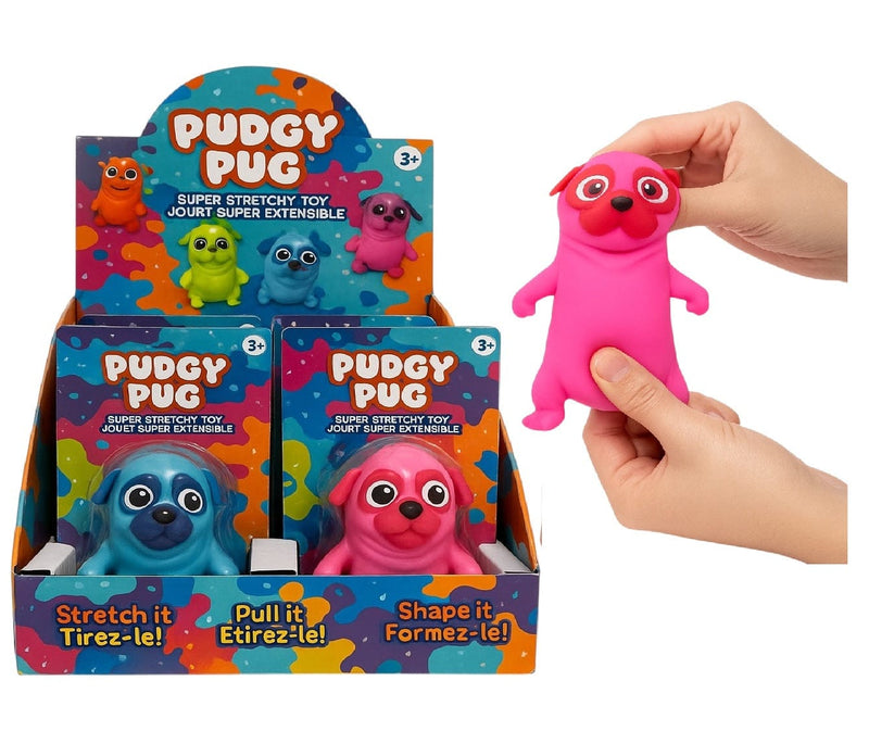 Handee Pudgy Pug stretchy toy
