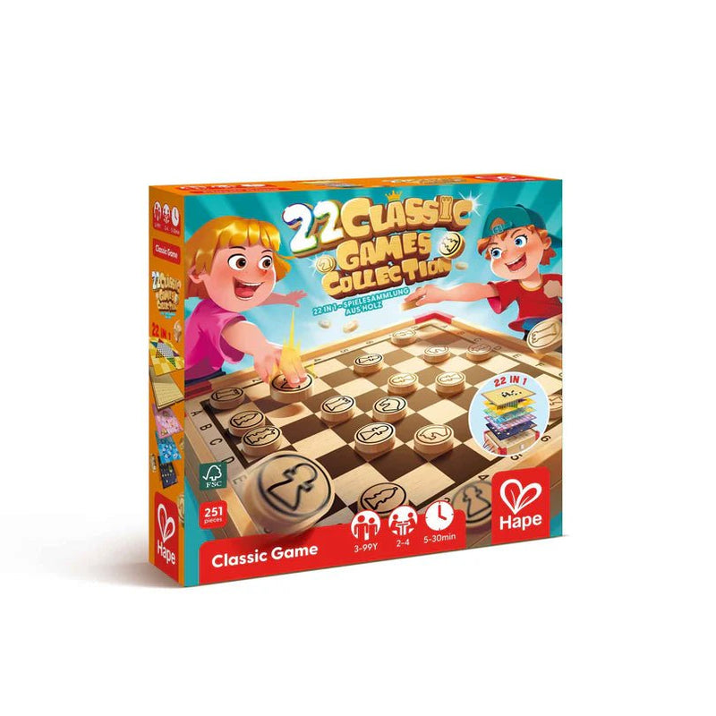 Hape - 22 CLASSIC GAMES COLLECTION Toys & Games