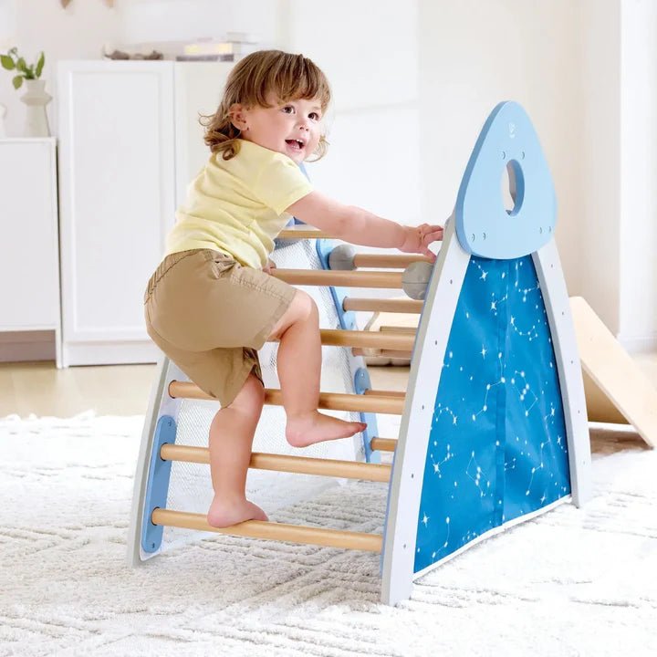 Hape - 4 - IN - 1 CLIMB ''N'' SLIDE GYM SET Games & Toys