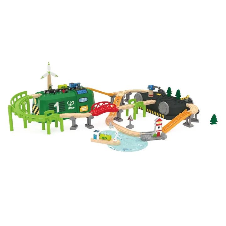 Hape - ECO ENERGY TRAIN BUCKET SET Toys & Games